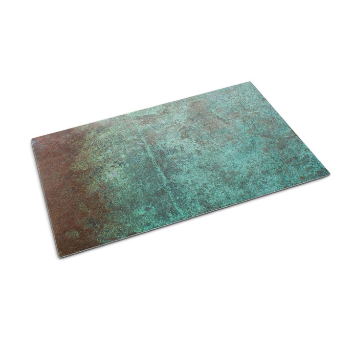 Bejárati szőnyeg, Tulup, Konkrét, Kék, 60 cm x 40 cm, 0000053935