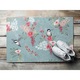 Covoras intrare usa. Coloray. Avifauna si Flora. Roz. 90 x 60 cm. 010650720020000077450