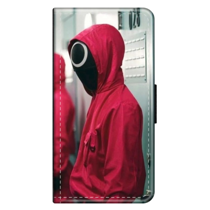 Калъф-книга Personalized Swim Case за Motorola Moto G8 Plus, модел Squid Game #14, многоцветен, S1D1M0186