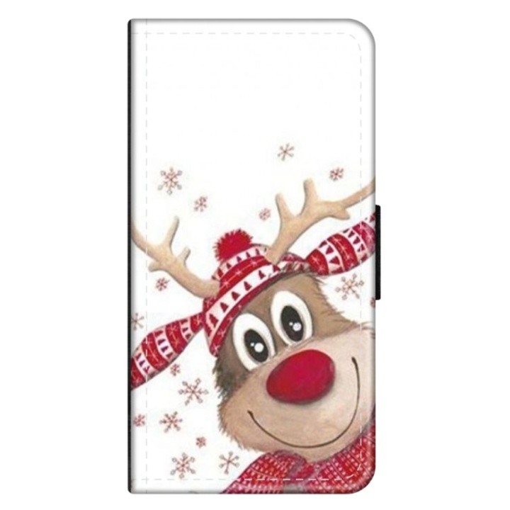 Персонализиран HQ Print калъф за книга за OPPO A98, модел Reindeer #3, многоцветен, S1D1M0053