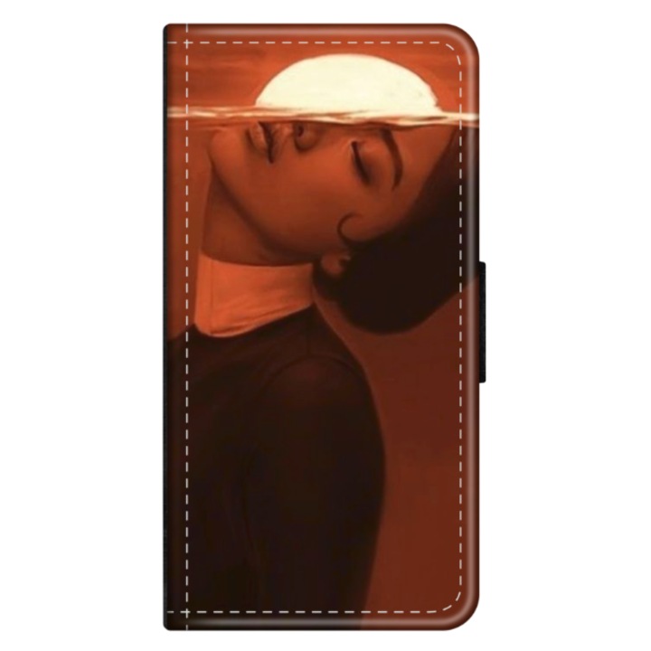 Husa personalizata tip carte HQPrint pentru Samsung Galaxy M31, model Sun Girl, multicolor, S1D1M0359