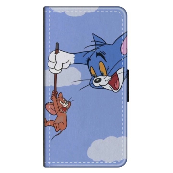 Husa personalizata tip carte HQ Print pentru Xiaomi Redmi 9A, model Tom and Jerry #1, multicolor, S1D1M0203