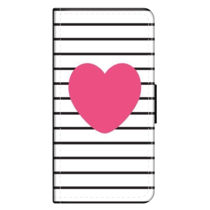 Husa personalizata tip carte HQPrint pentru Apple iPhone XS Max, model Heart, multicolor, S1D1M0291