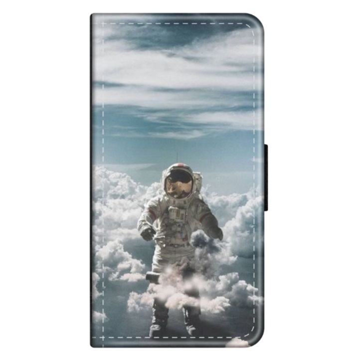 Калъф-книга Personalized Swim Case за Motorola Moto G8 Power Lite, модел Astronaut in the Clouds, многоцветен, S1D1M0290