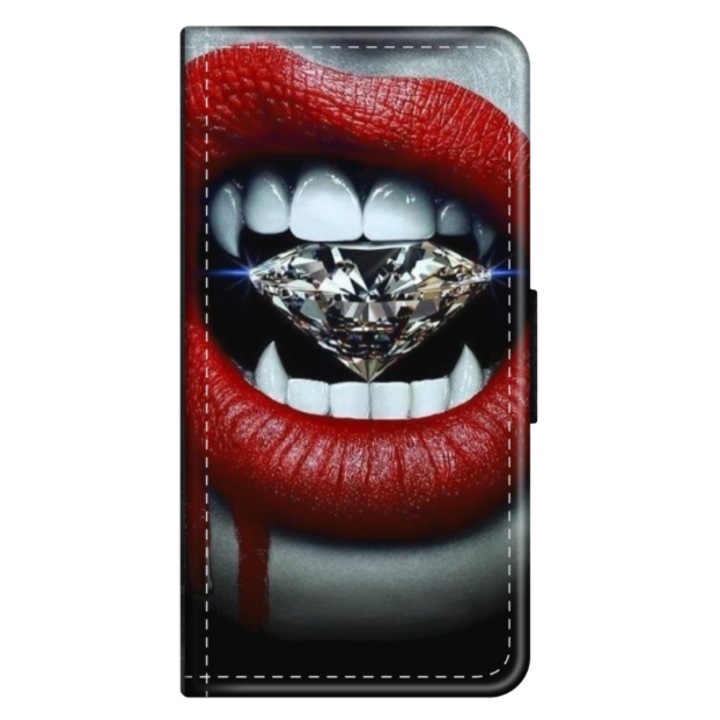 Personalized Swim Case book cover за Motorola Moto G8 Power Lite, модел Diamond Vampire, многоцветен, S1D1M0370