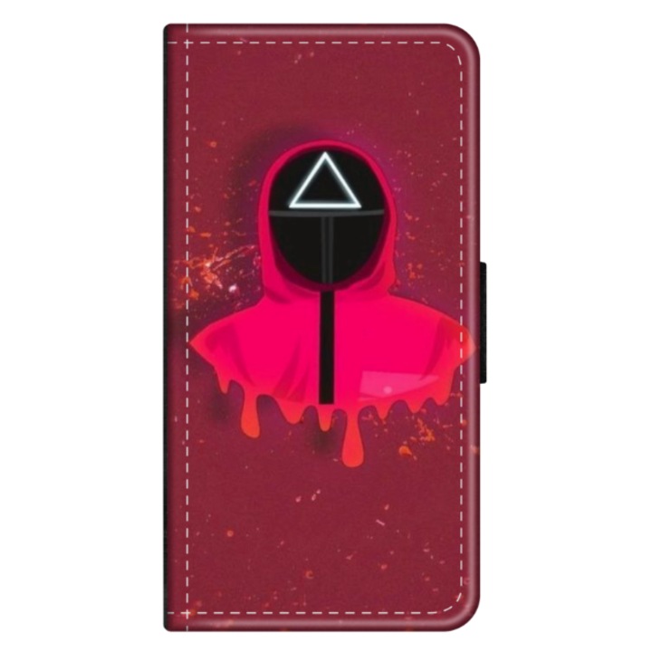 Personalized Swim Case book cover за Motorola Moto G8 Plus, модел Squid Game #6, многоцветен, S1D1M0178