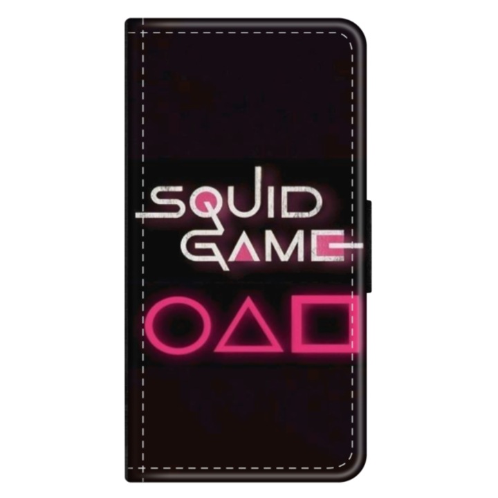 Personalized Swim Case book cover за Motorola Moto G8 Power Lite, модел Squid Game #4, многоцветен, S1D1M0176