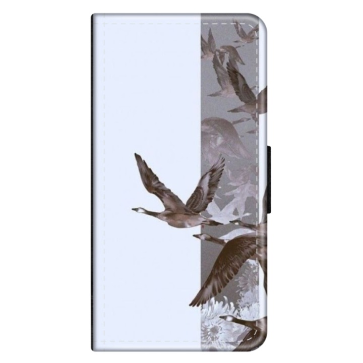 Husa personalizata tip carte HQ Print pentru Huawei P smart 2019, model Birds, multicolor, S1D1M0314