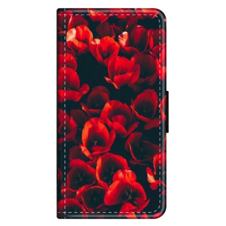Персонализиран калъф книга HQPrint за Samsung Galaxy S21 Plus, модел Flowers #24, многоцветен, S1D1M0386