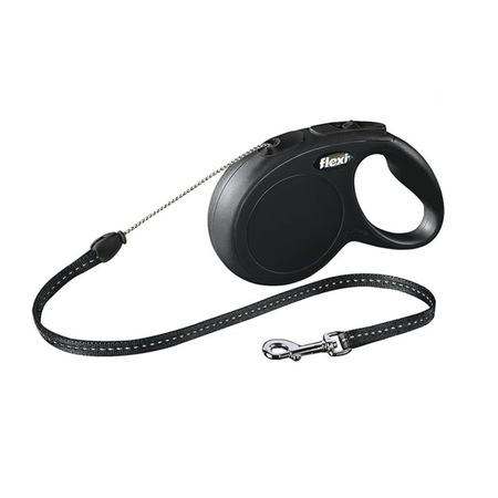 Lesa Flexi New Classic, Cord, S, 5 m, Negru