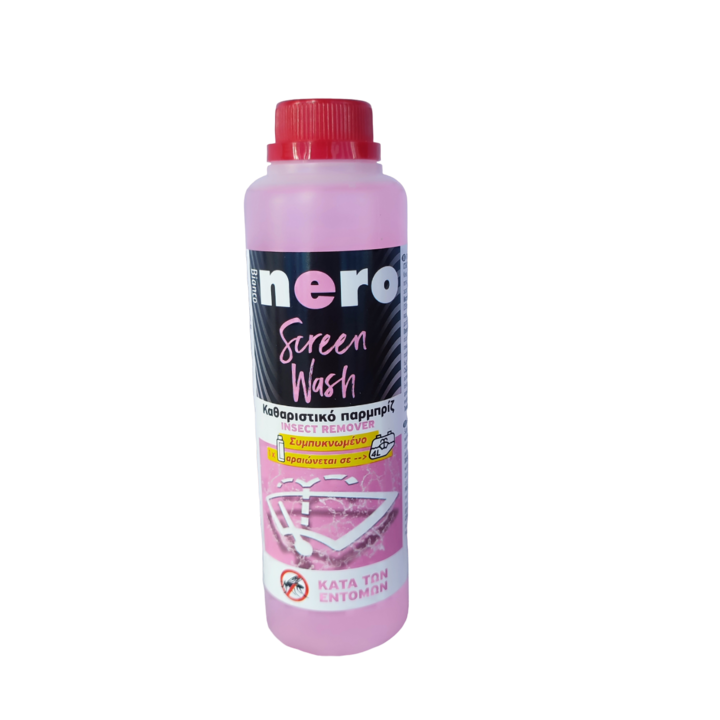 Solutie pentru curatat parbriz super concentrata anti-insecte 250 ml Nero Screen Wash