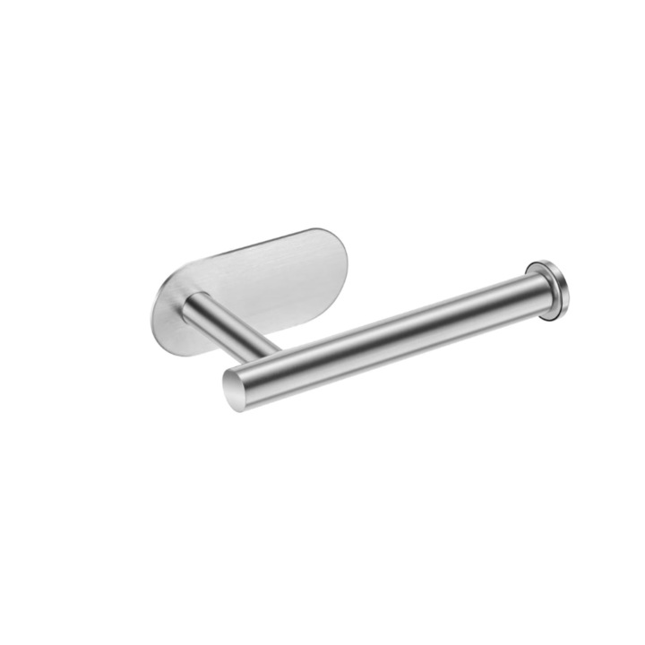 Suport autoadeziv hartie igienica, argintiu