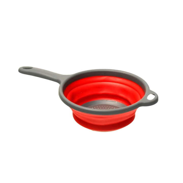 Strecuratoare pentru paste pliabila rosie, ø22 cm