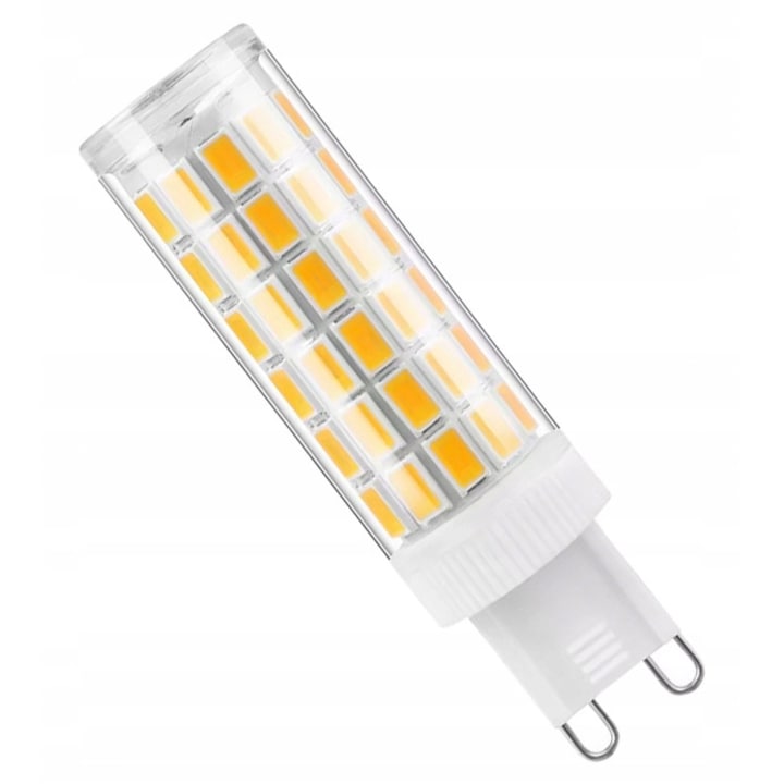 Bec LED, G9, putere 10W, luminozitate 1080lm, culoarea luminii alb, cald