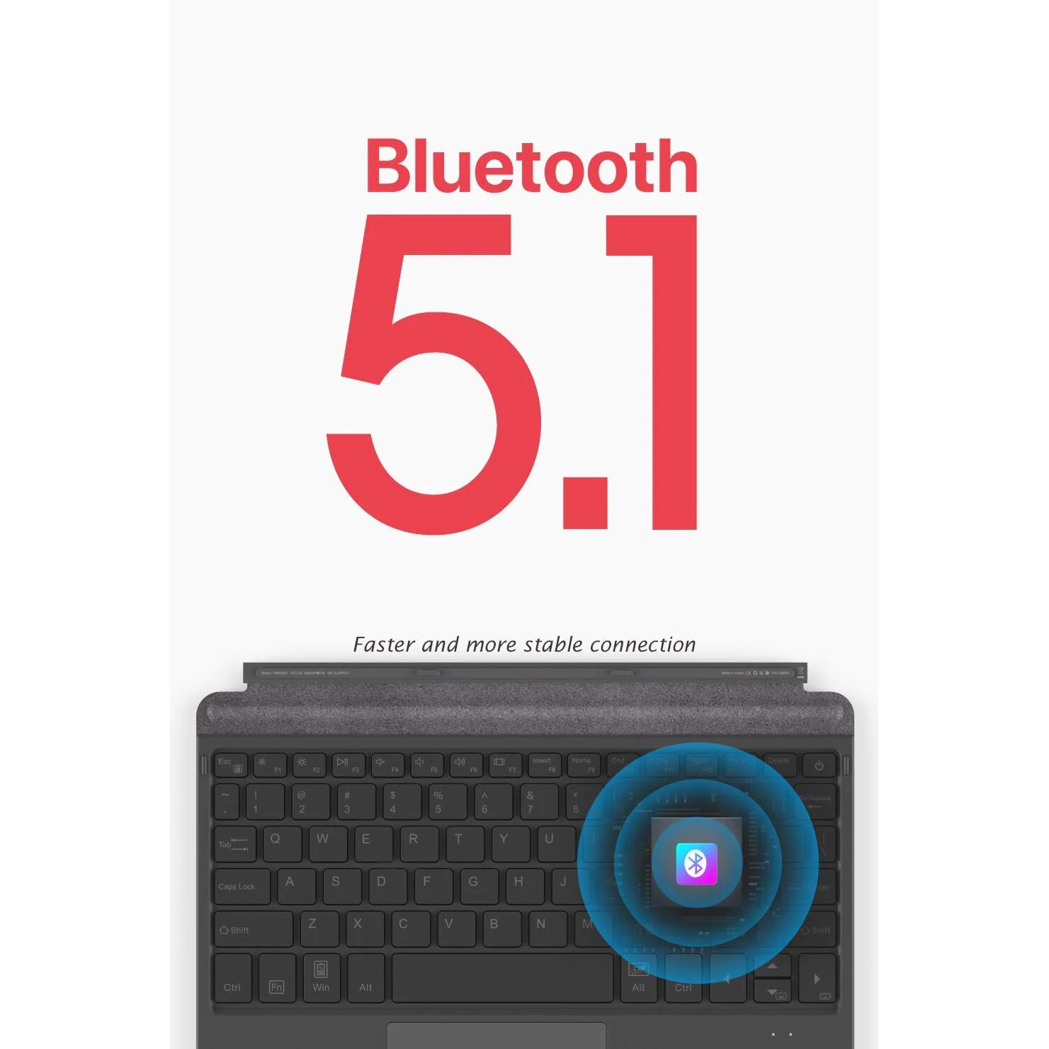 Tastatura pentru Microsoft Surface GO 1/2/3 Bluetooth 5.1