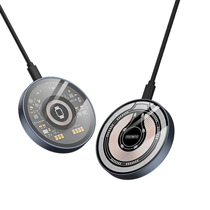 Vezeték nélküli töltő telefonhoz, GEAR Power, Apple Watch, AirPods, 15 W, O40, Alumix, Neutral