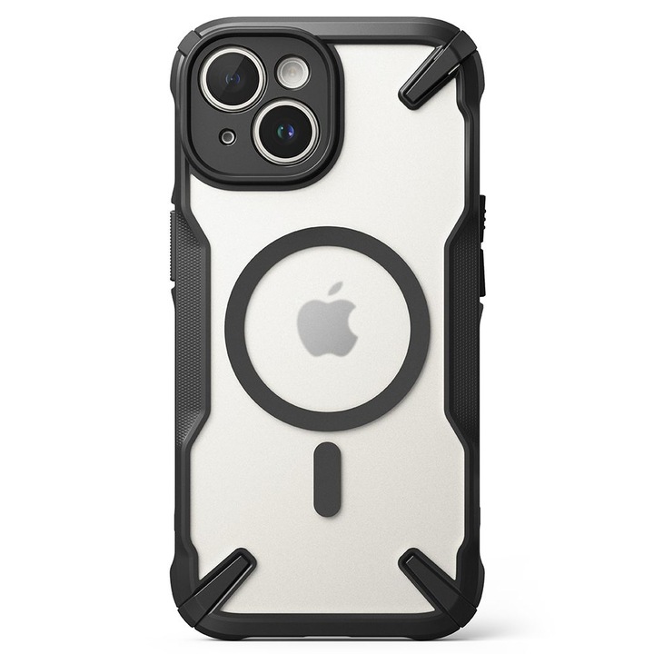 Калъф Ringke Fusion X Magnetic MagSafe, съвместим с iPhone 15 Plus Matte Black