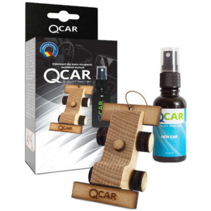 Odorizant Auto QCAR Lemn Masina F1 3D Orchid