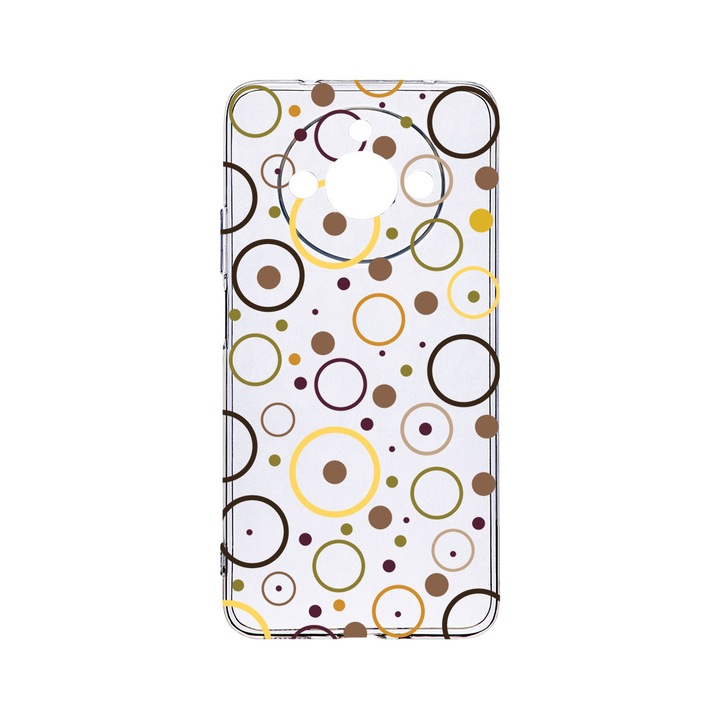 Силиконов калъф BestCase за Realme 11, Circle, Camera Protection, Clear Silicon 2MM, T 147