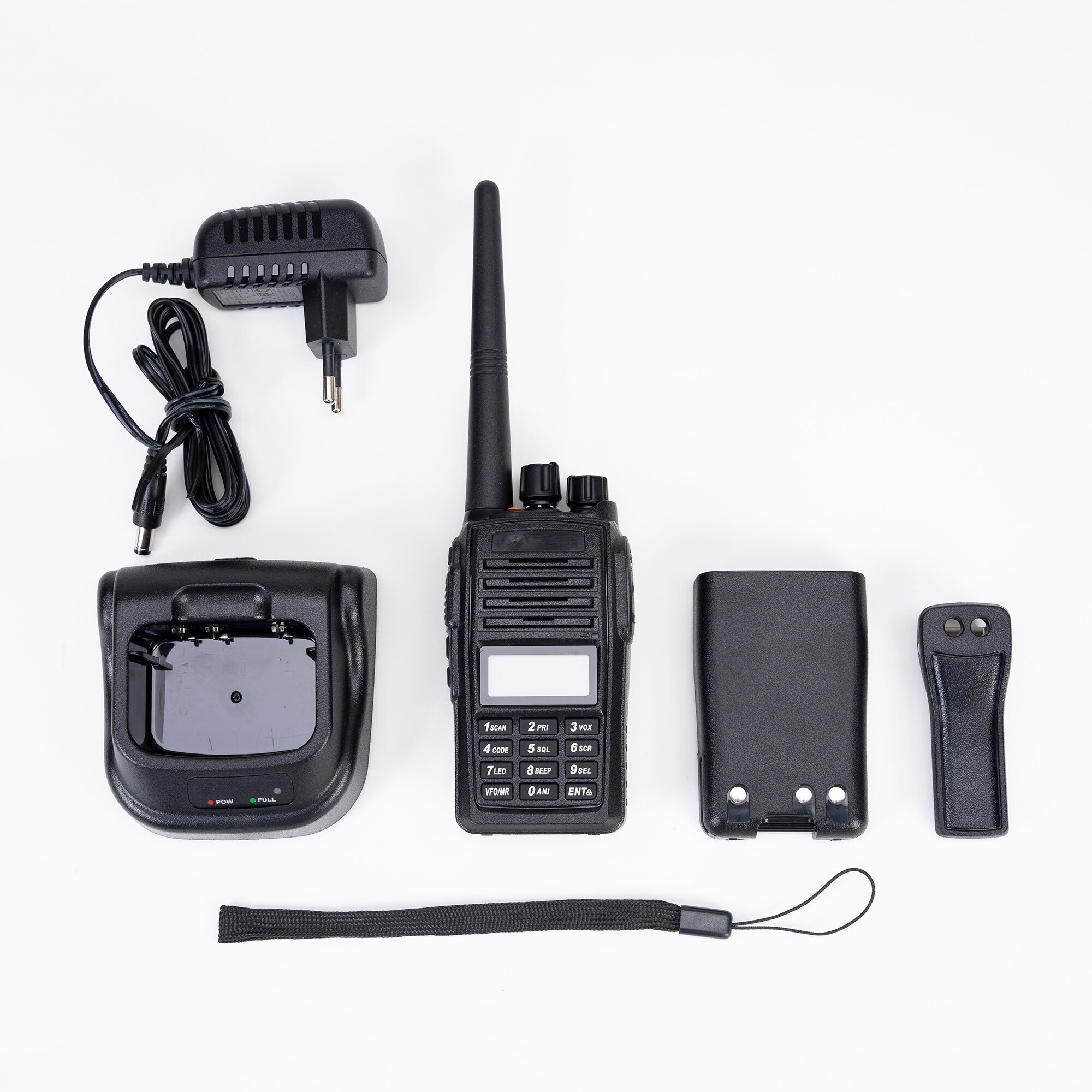 Kit de 2 emisoras de radio portátiles PMR R10 PRO, 446MHz, 0,5W, 16 canales programables, 16 PMR y 50 tonos CTCSS y 104 DCS, Monitor, Scan