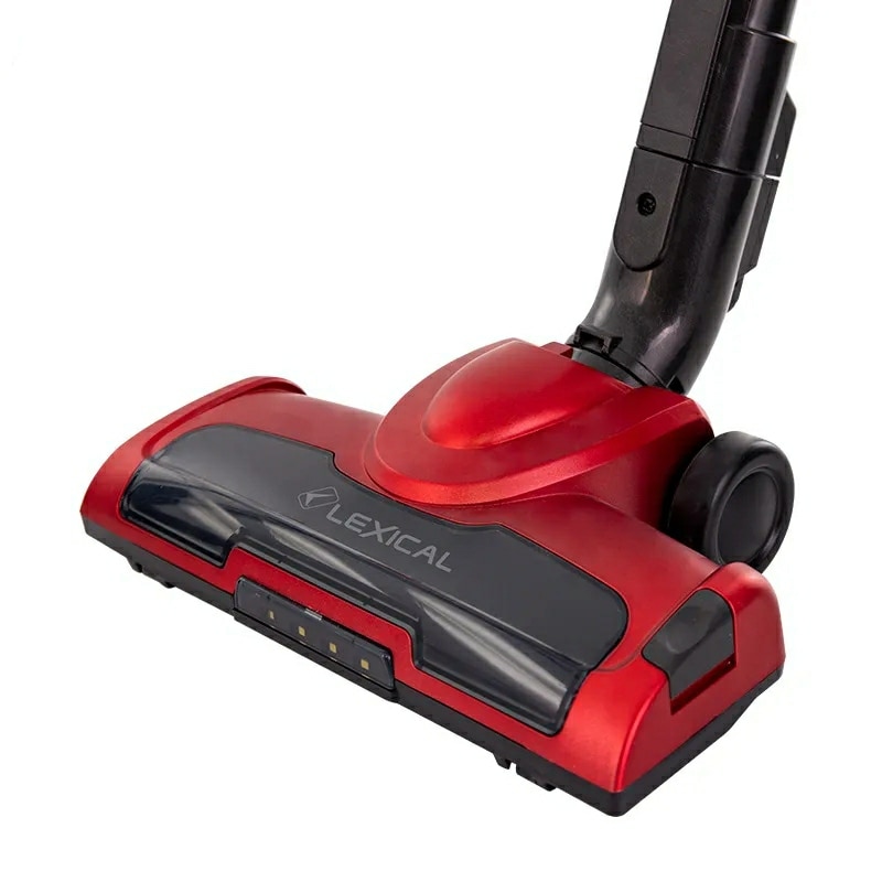 Aspirator vertical fara fir, Lexical, 40min, 2200mAh, 120W, 0.8L, Rosu