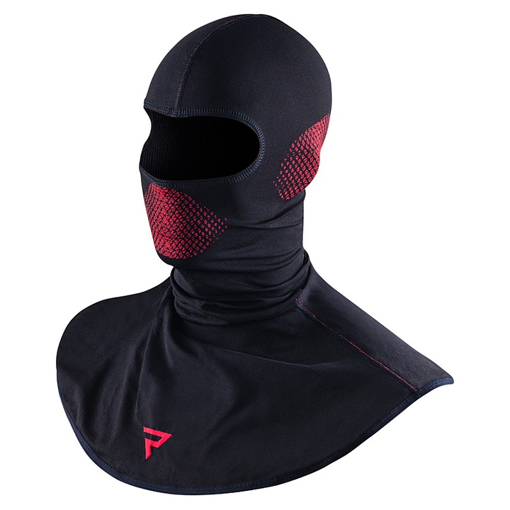 Balaclava termica, Rebelhorn, Negru/Rosu, S