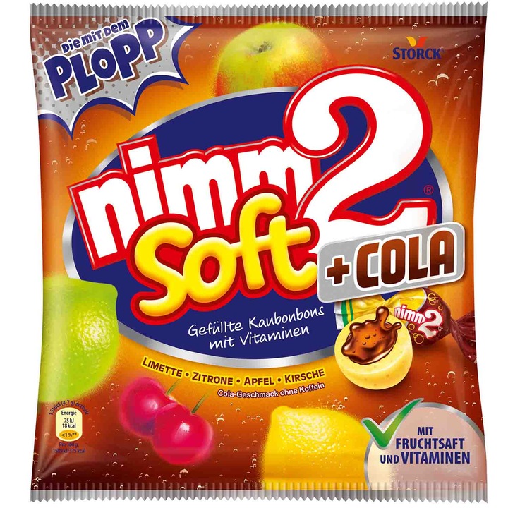 Bomboane Nimm2 Soft+Cola 195g