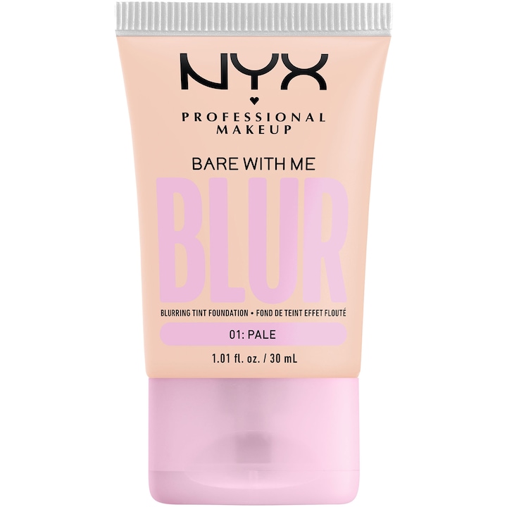 Фон дьо тен NYX PM Bare With Me Blur Tint, 1 Pale, 30 мл
