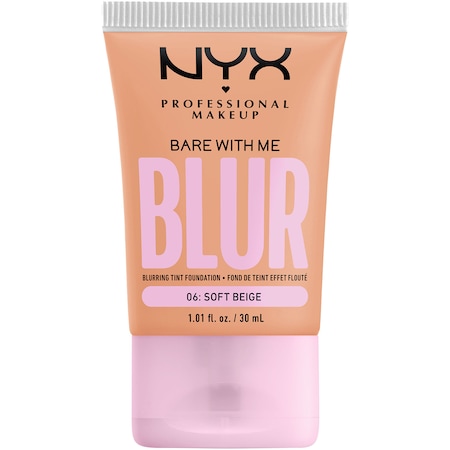 Fond de ten NYX PM Bare With Me Blur Tint, 6 Soft Beige, 30 ml