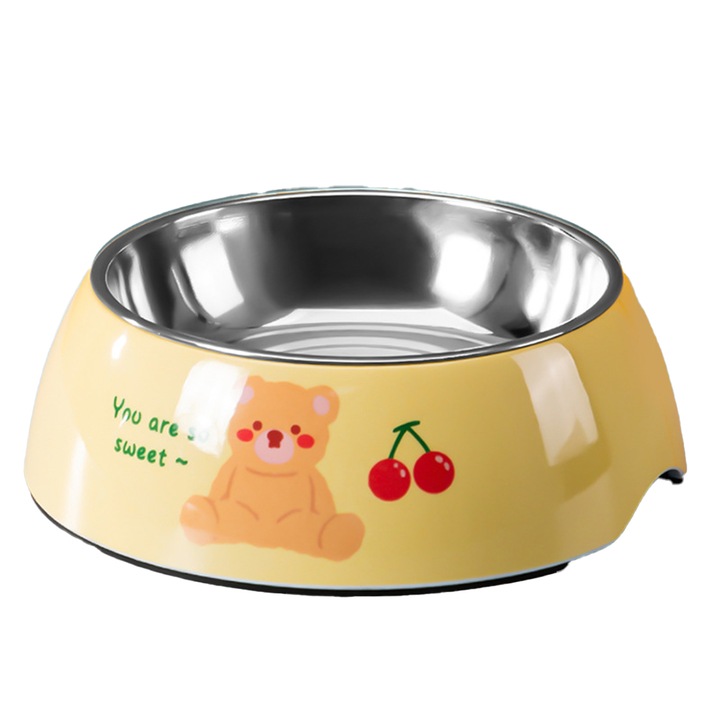Tál kutyáknak, nagy kapacitású, kiömlésgátló, rozsdamentes acél, stabil