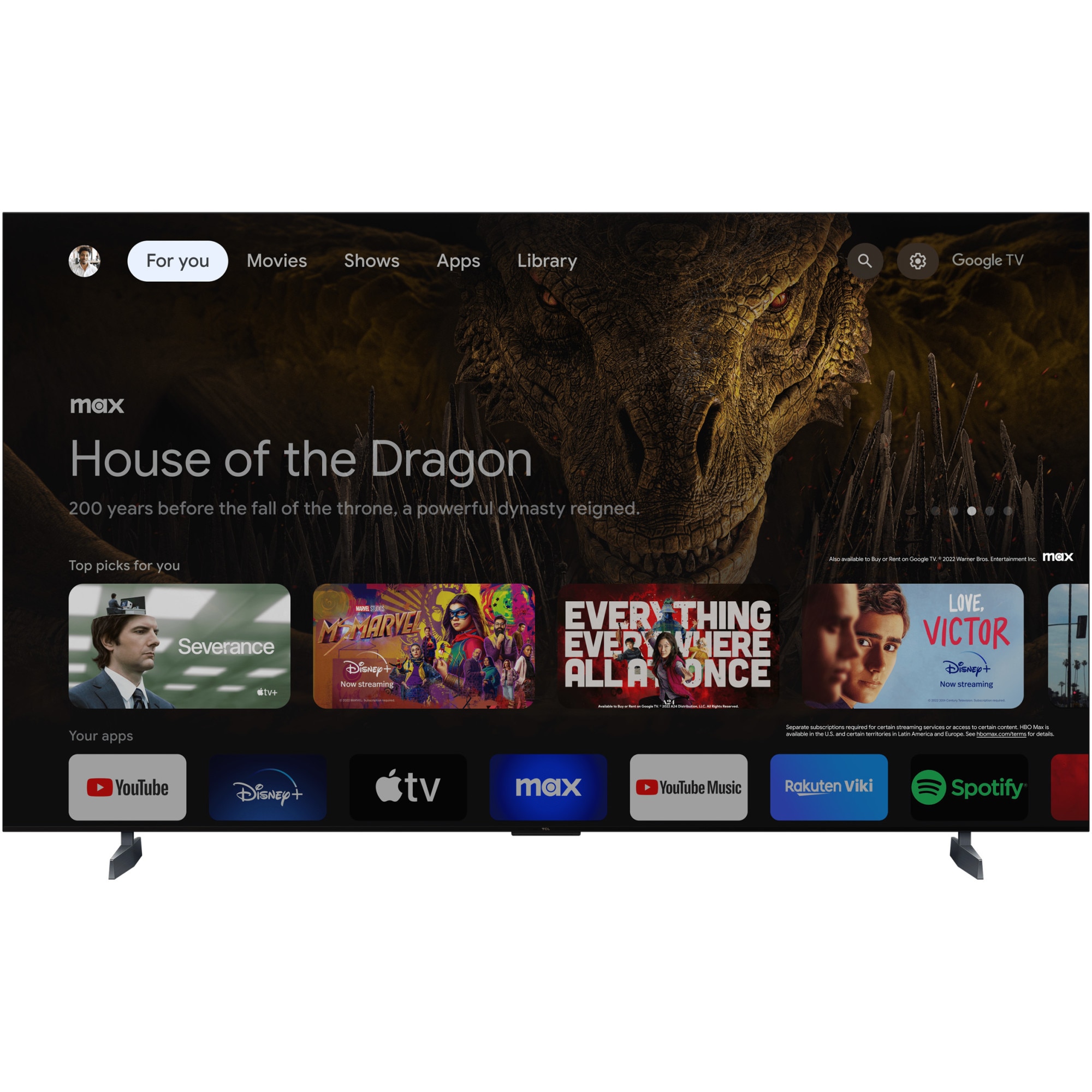 Televizor TCL MiniLed 98X955, 248 cm, Smart Google TV, 4K Ultra HD, 100Hz, Clasa G (Model 2023)