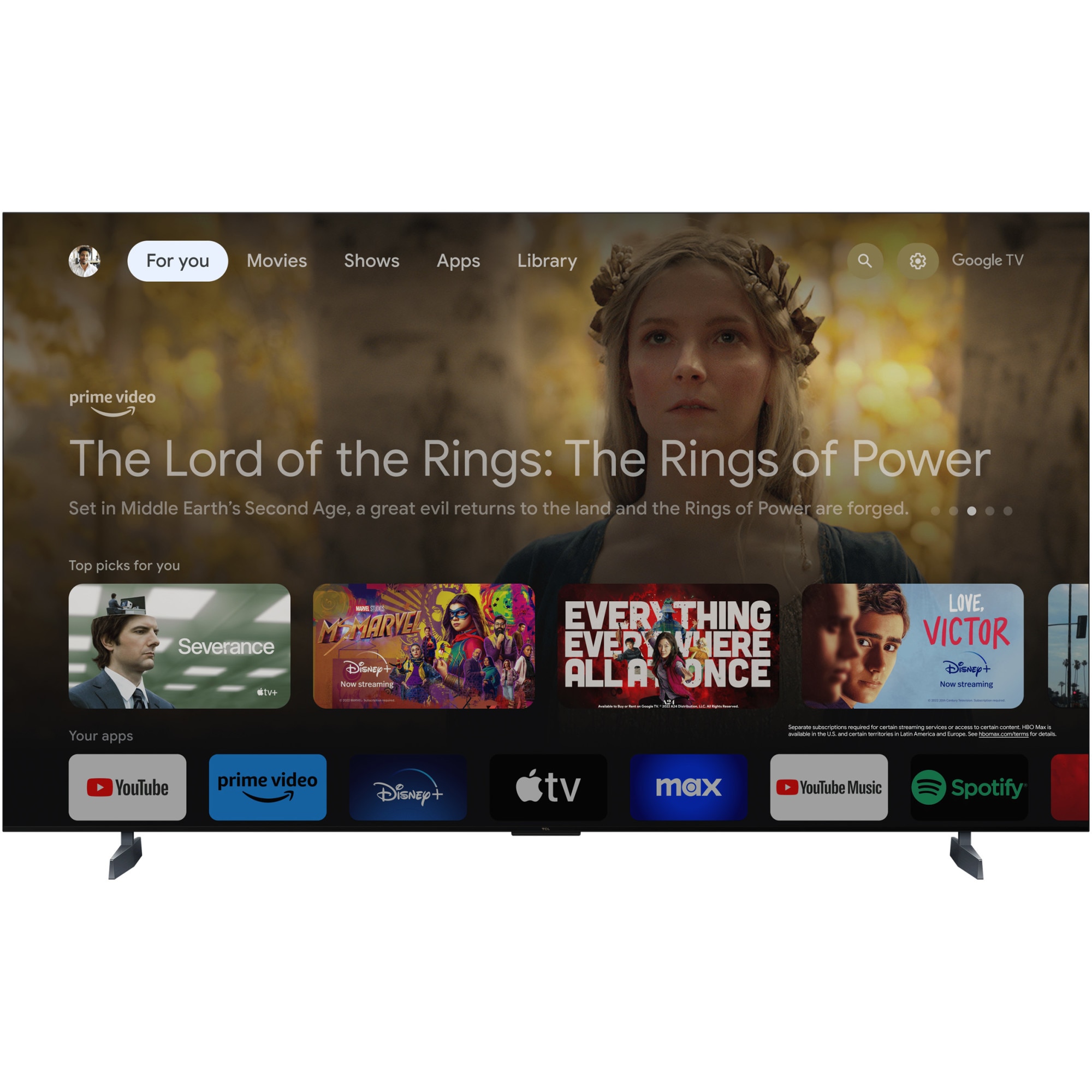 Televizor TCL MiniLed 98X955, 248 cm, Smart Google TV, 4K Ultra HD, 100Hz, Clasa G (Model 2023)