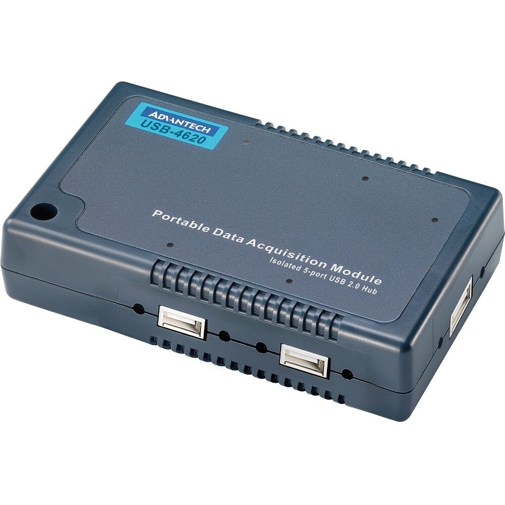 Hub Advantech 5-port Full-speed Isolated USB 2.0, industrial grade, USB-4620
