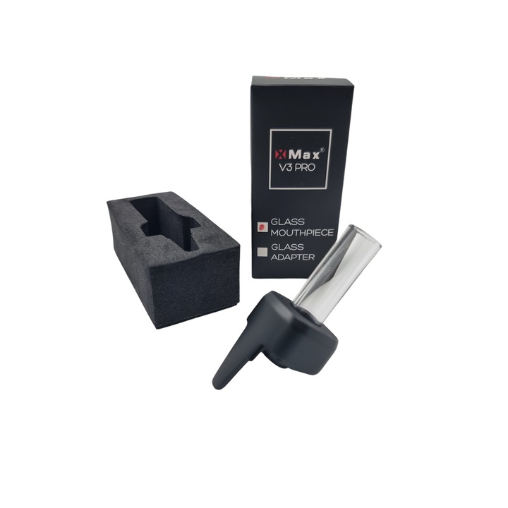 Mustiuc V3 Pro, Xmax, Sticla, Negru/Transparent