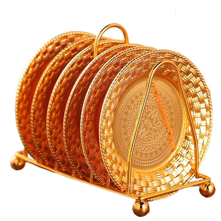 Jormftte italtartók, 4 darabos pillangós készlet, fém, könnyen tisztítható