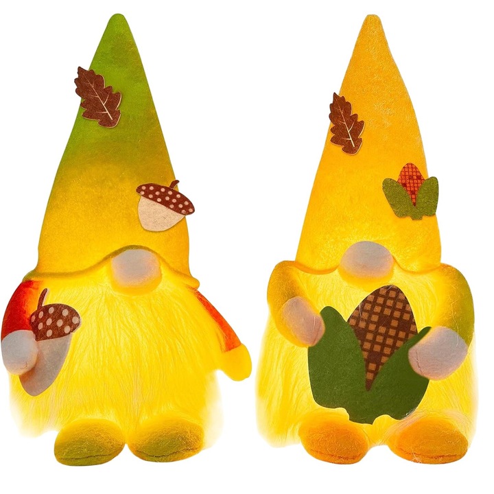 2 db gnóm készlet, Yongziming, PVC, 6 x 11 hüvelyk, többszínű