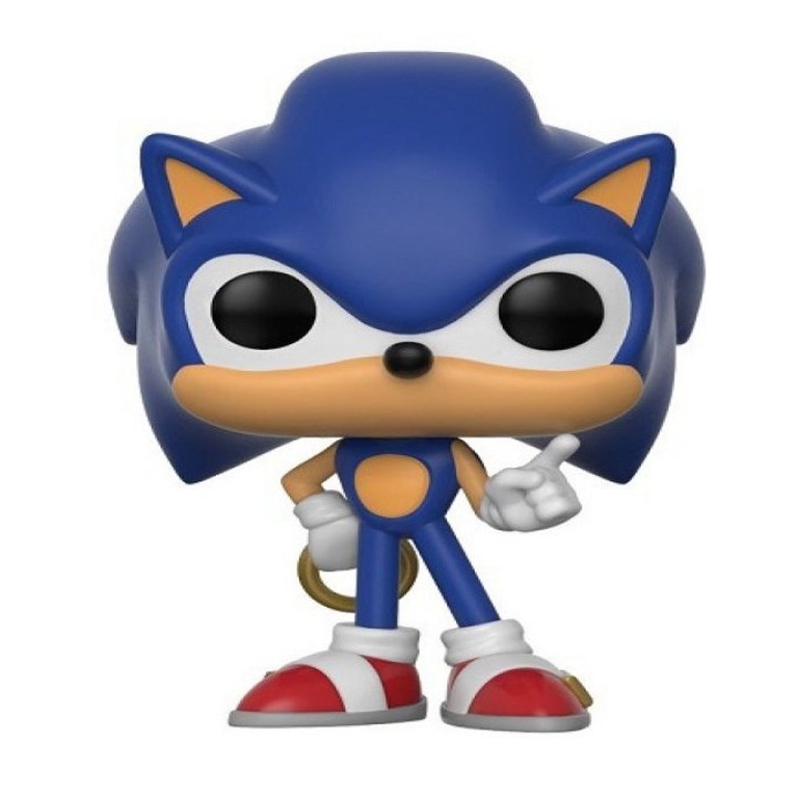 Sonic статуетка, Longziming, 10.16 x 13.97 x 22.352 cm, многоцветна