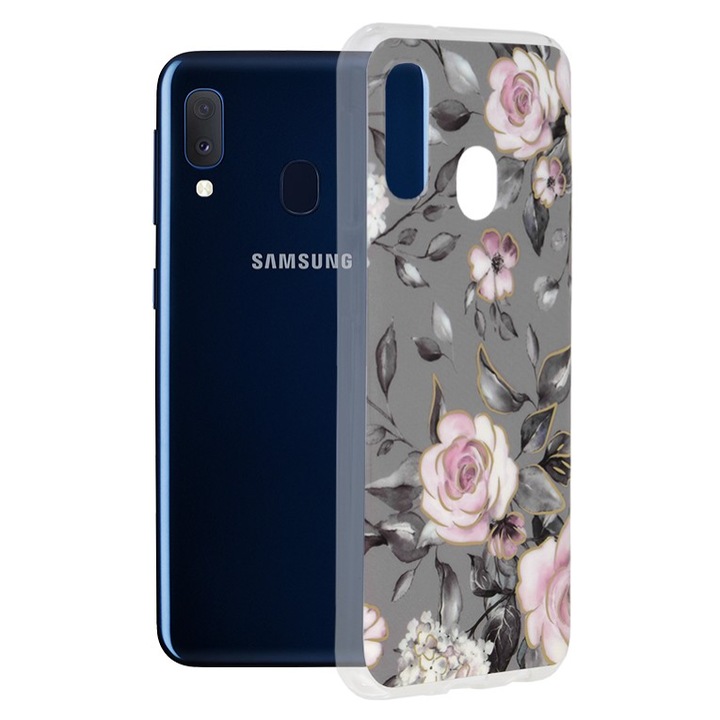 Кейс за Samsung Galaxy A20e, Полиуретан, Bloom of Ruth Gray