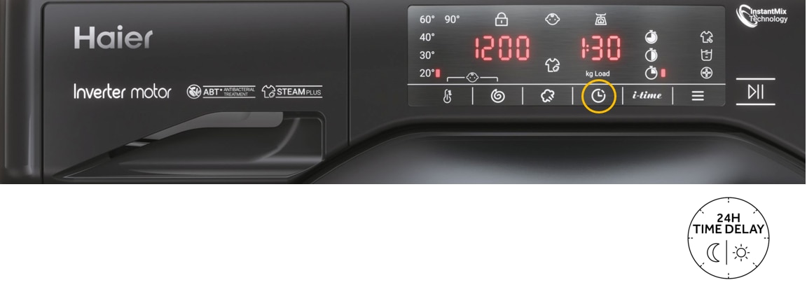 Masinia de spalat rufe cu uscator incorporabila Haier, 9/5 KG, 1600 RPM, Clasa D, Inverter Motor, Extra Dry Laundry, Steam Washing Function, Aqua Stop, Negru, HWDQ90B416FWBB-S 17 res ea945f1bc0bf08cfb81ecc9668af1d35