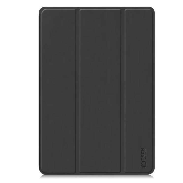 Tablettok XIAOMI PAD 6 (11,0 coll) - fekete smart case tablet tok, átlátszó hátlappal, ceruza tartóval
