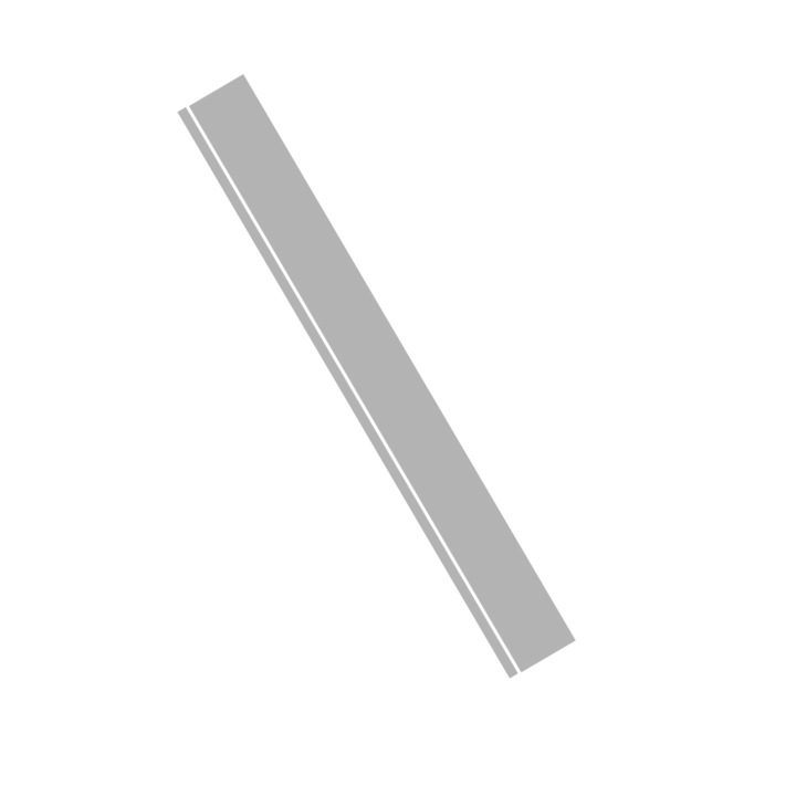 Sticker Capota, Dungi, Alb, 135 cm X 17 cm