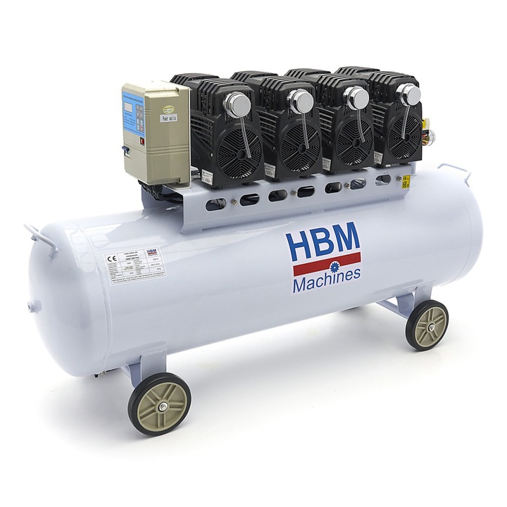 Компресор, HBM, безшумен, SGS, 200л