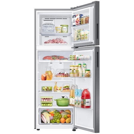 Frigider cu doua usi Samsung RT35CG5644S9EO, 348 l, No Frost, All Around Cooling, Optimal Fresh+, WiFi SmartThings, Digital Inverter, Clasa E, H 171 cm, Inox
