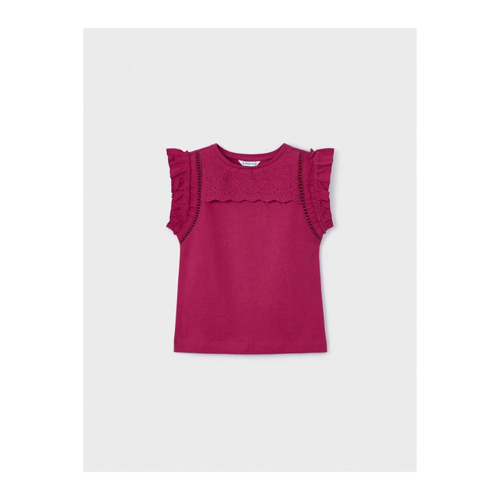 Gyerek póló, Mayoral, 302068623, Pamut, Claret, Bordó