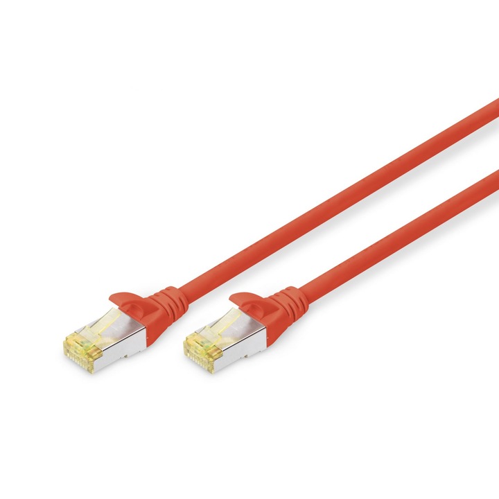 Digitus CAT6A S-FTP Patch Cable 10m Red, 150392, Hálózati kábelek