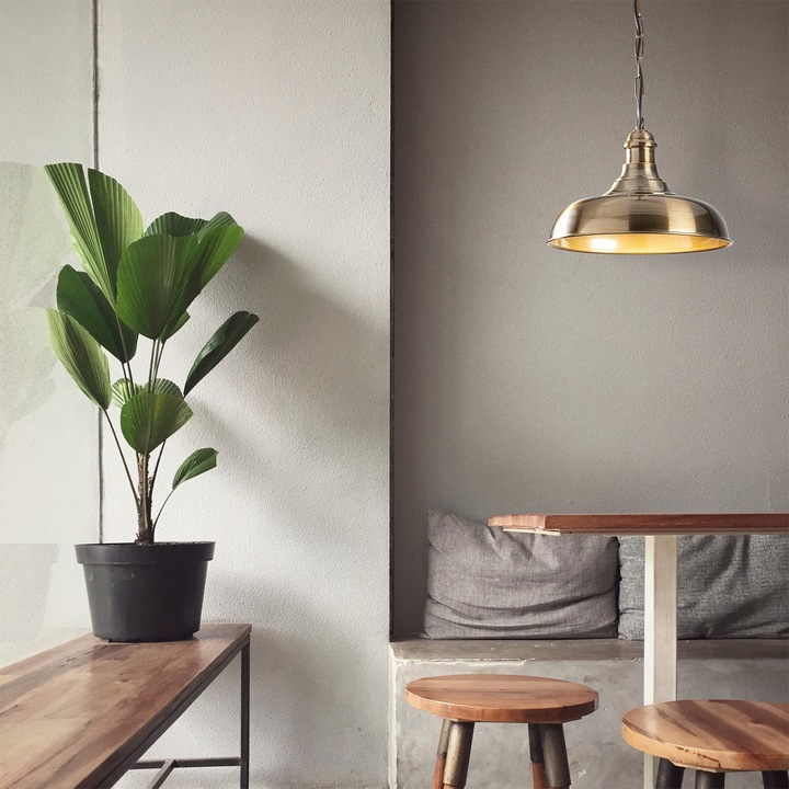 Lustra, Berceste-225-S, Auriu, 32 x 32 x 66 cm