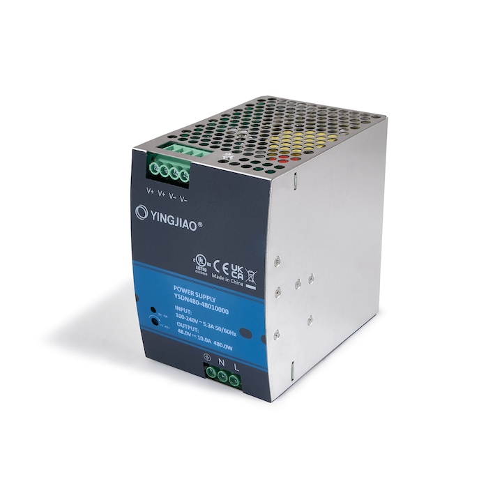 Захранване, за DIN шина, INNY, Yingjiao YSDN240, 48V, 480W, 10A, IP20
