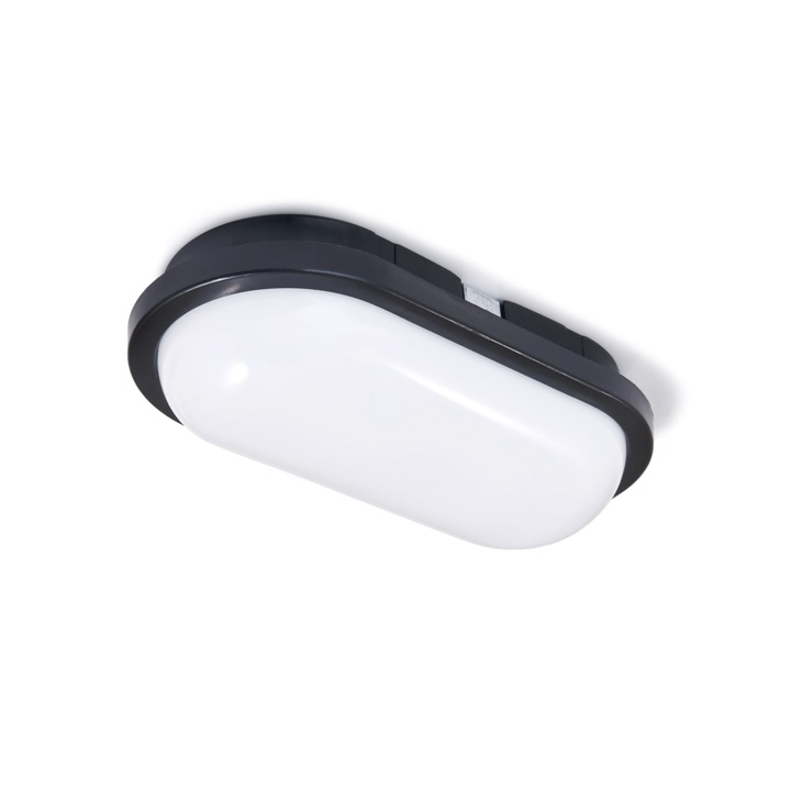 Канална лампа, LED Torton, 15W, Черна, IP65, Неутрално бяла (4000K)