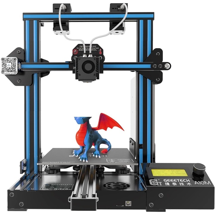 3D принтер, A10M, 60 mm/s, FDM, 220 V, висока точност, син