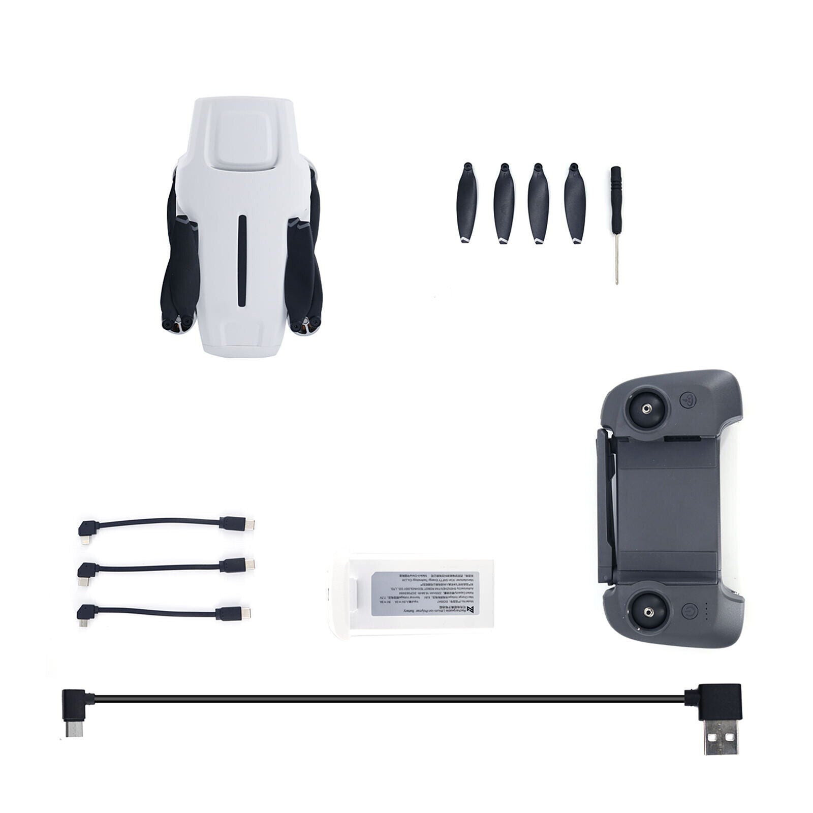 Дрон, V2 Plus, 4K камера, 3-осен кардан, GPS, 9KM обхват, 2 батерии, с ...